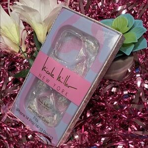 🌹 New Nicole Miller Bubble Glitter Protective iPhone Case